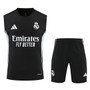 Real Madrid 25/26 Men's Black Training Tank Top
