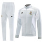 Real Madrid 25/26 Men's Gray Long Zip Jacket