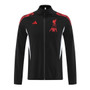 Liverpool 25/26 Men's Black Long Zip Windbreaker
