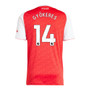 GYÖKERES #14 Arsenal 25/26 Stadium Men's Home Shirt - PL Font