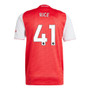 RICE #41 Arsenal 25/26 Authentic Men's Home Shirt - PL Font