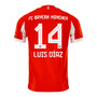 LUIS DÍAZ #14 Bayern Munich 25/26 Authentic Men's Home Shirt