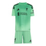 Liverpool 25/26 Kid's Green Goalkeeper Mini-Kit