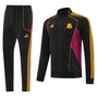 AS Roma 25/26 Men's Black Long Zip Jacket