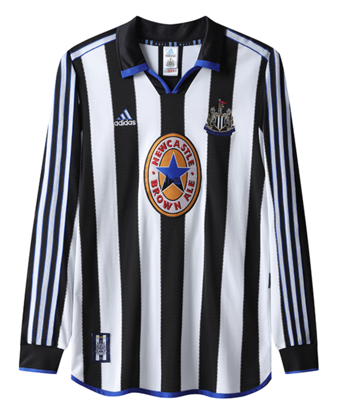 Newcastle United 99/00 Men's Home Retro Long Sleeve Shirt