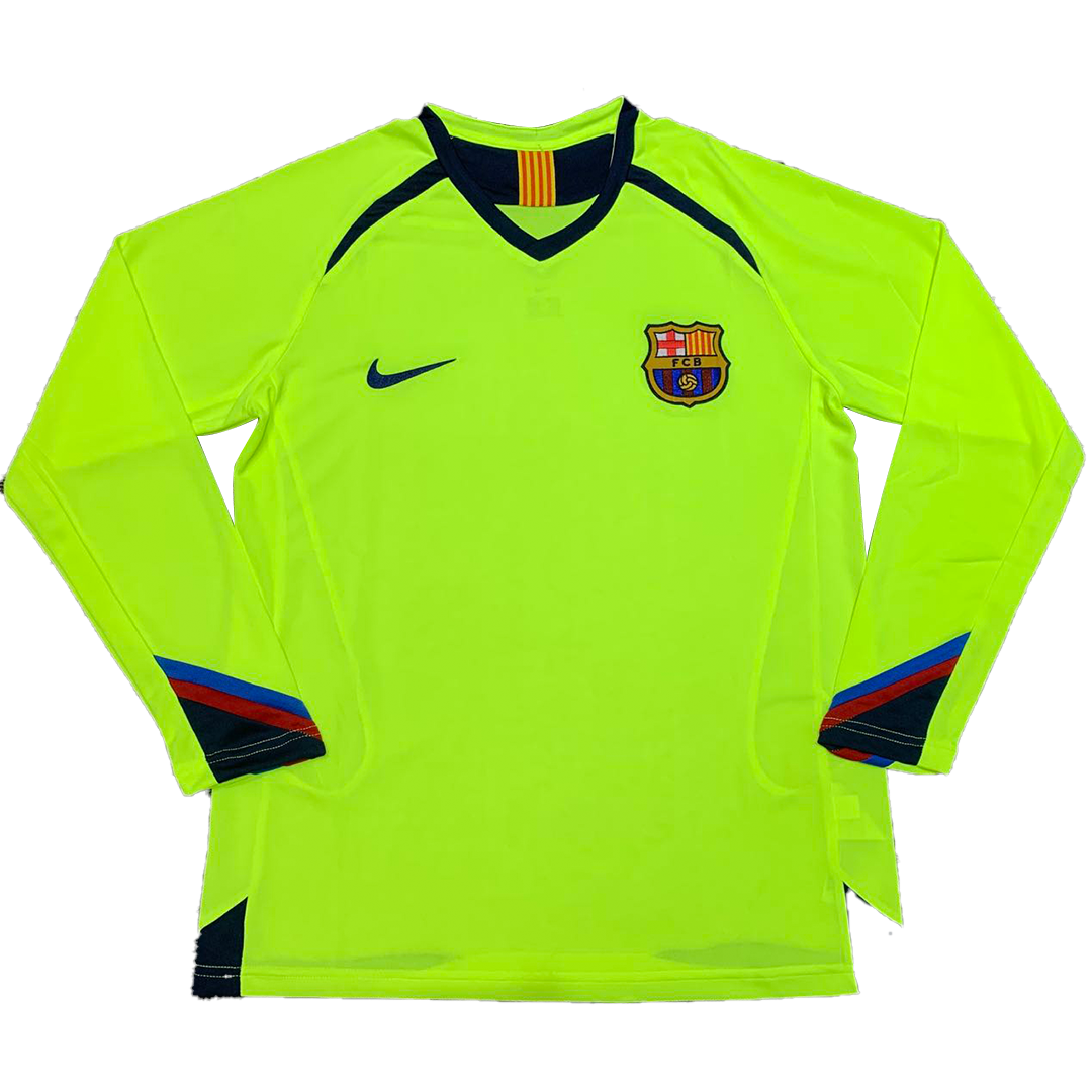 Barcelona 05/06 Men's Away Retro Long Sleeve Shirt