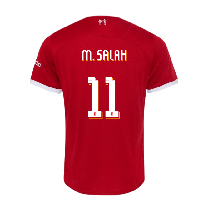 M.SALAH #11 Liverpool 23/24 Authentic Men's Home Shirt - LFC Font