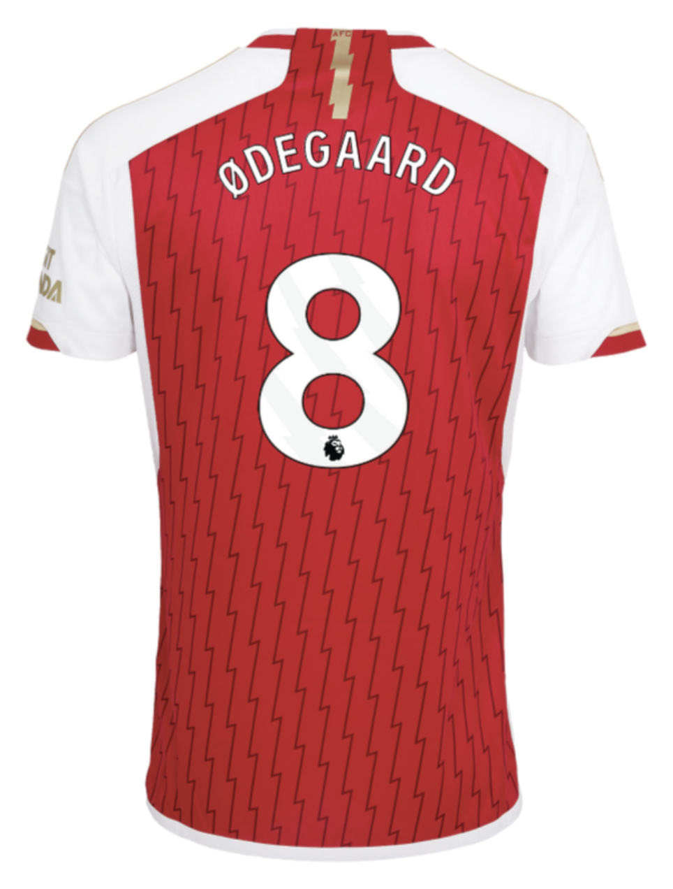 ØDEGAARD #8 Arsenal 23/24 Stadium Men's Home Shirt - PL Font