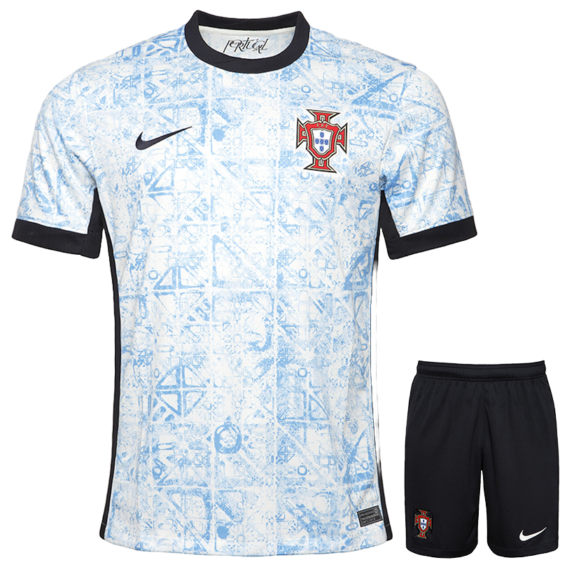 Portugal 2024 Kid's Away Shirt and Shorts