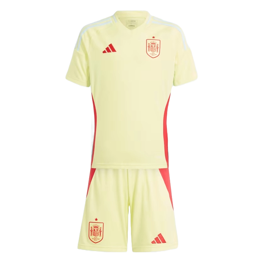 Spain 2024 Kid's Away Shirt and Shorts