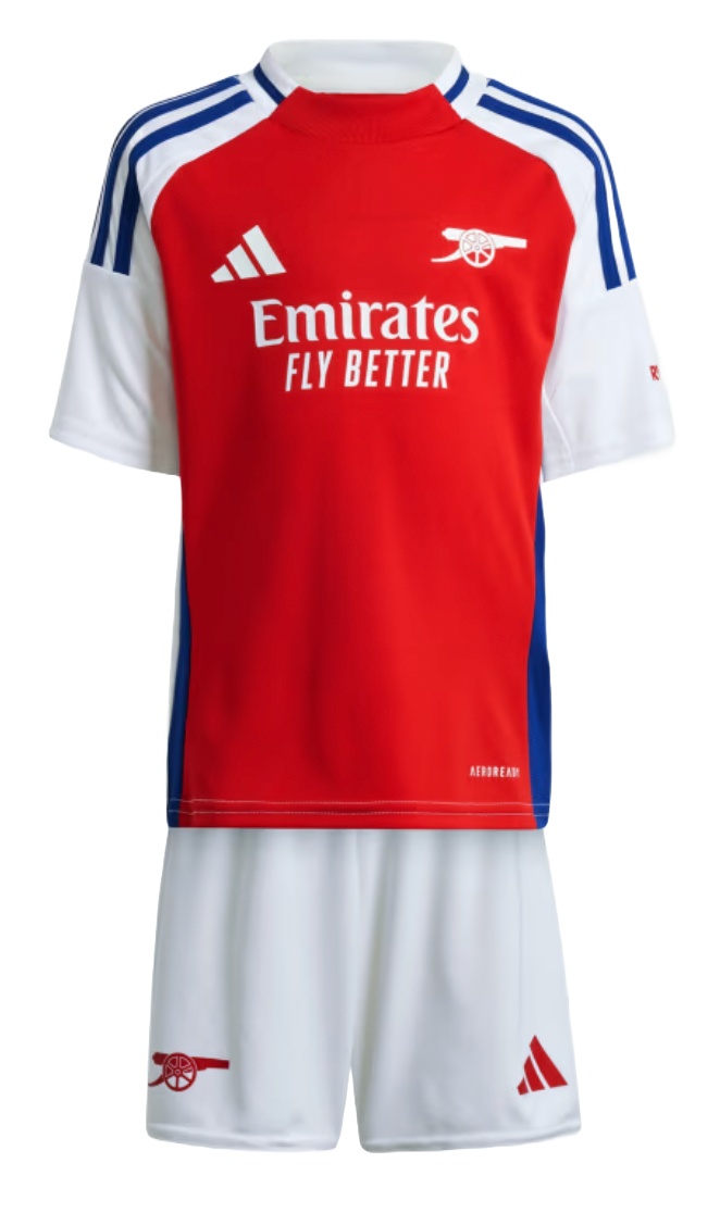 Arsenal 24/25 Kid's Home Shirt and Shorts