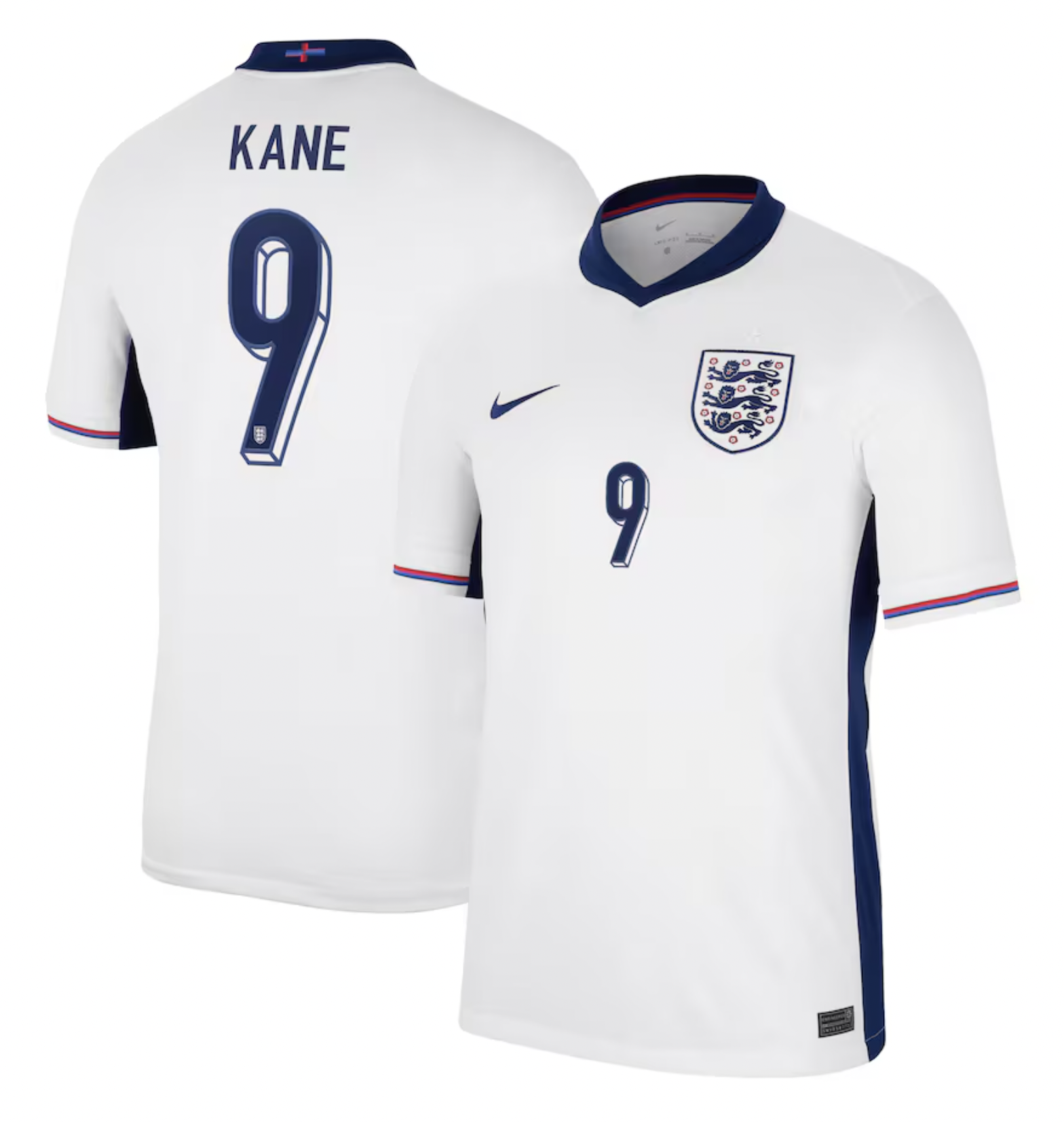 KANE #9 England 2024 Stadium Men's Home Shirt