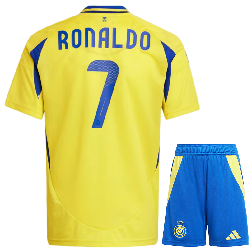 RONALDO #7 Al-Nassr 24/25 Kid's Home Shirt and Shorts
