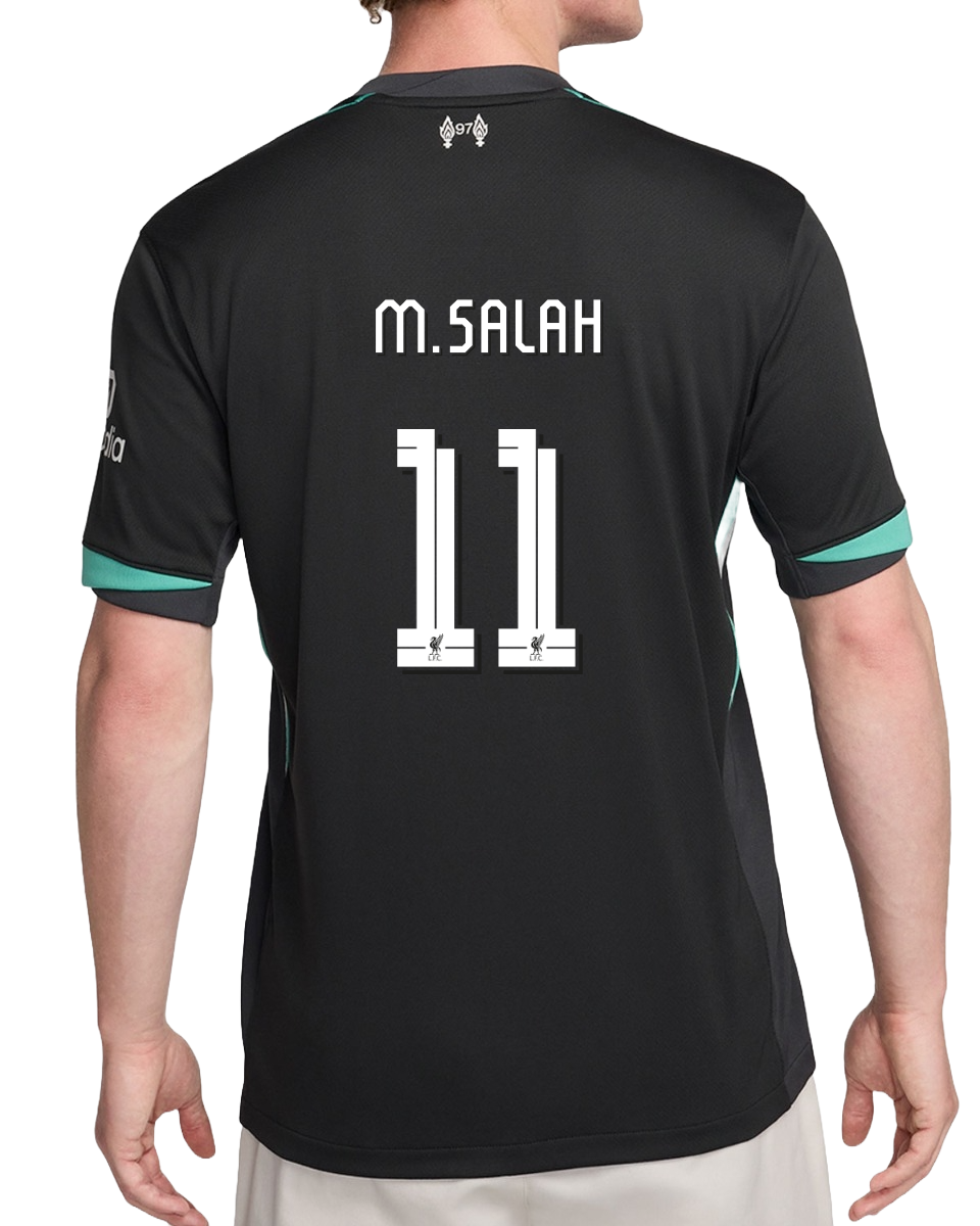 M.SALAH #11 Liverpool 24/25 Stadium Men's Away Shirt - LFC Font