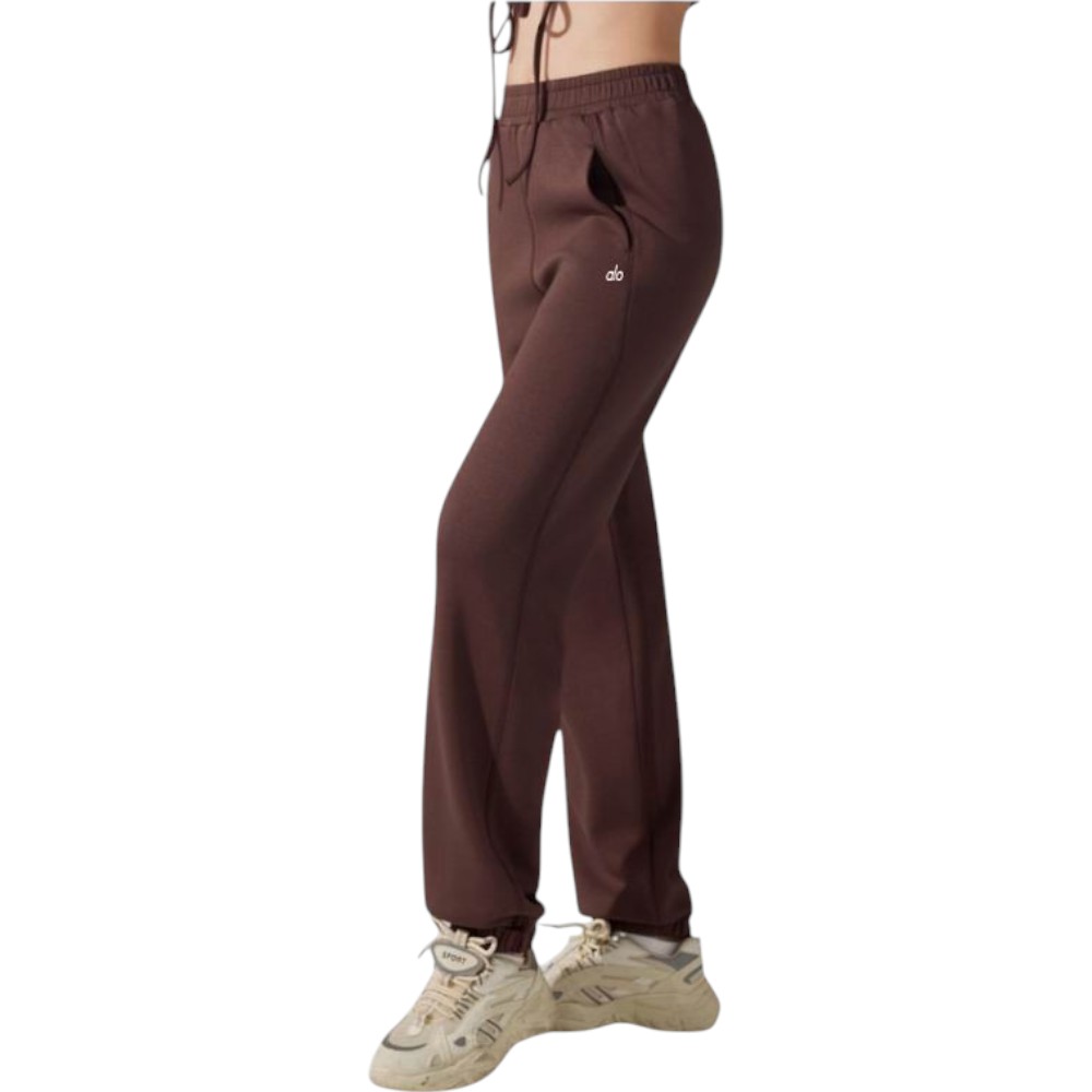 Alo Women's Maroon High-Rise Pant
