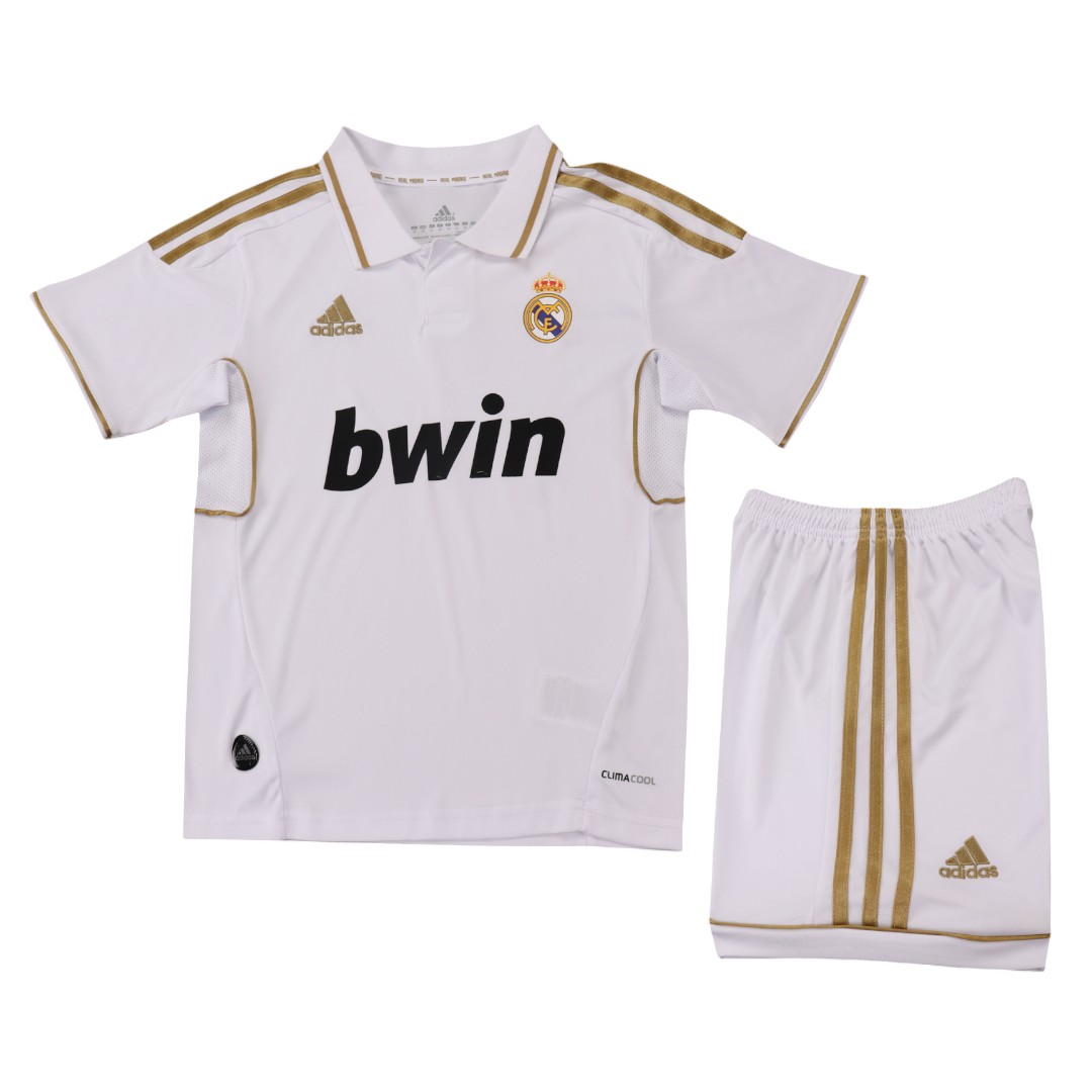 Real Madrid 11/12 Kid's Home Retro Mini-Kit