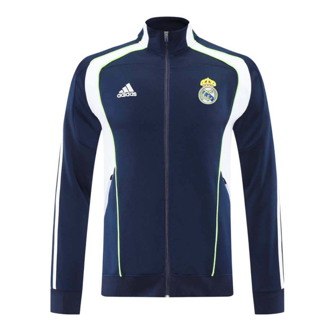 Real Madrid 25/26 Men's Navy-White Long Zip Jacket