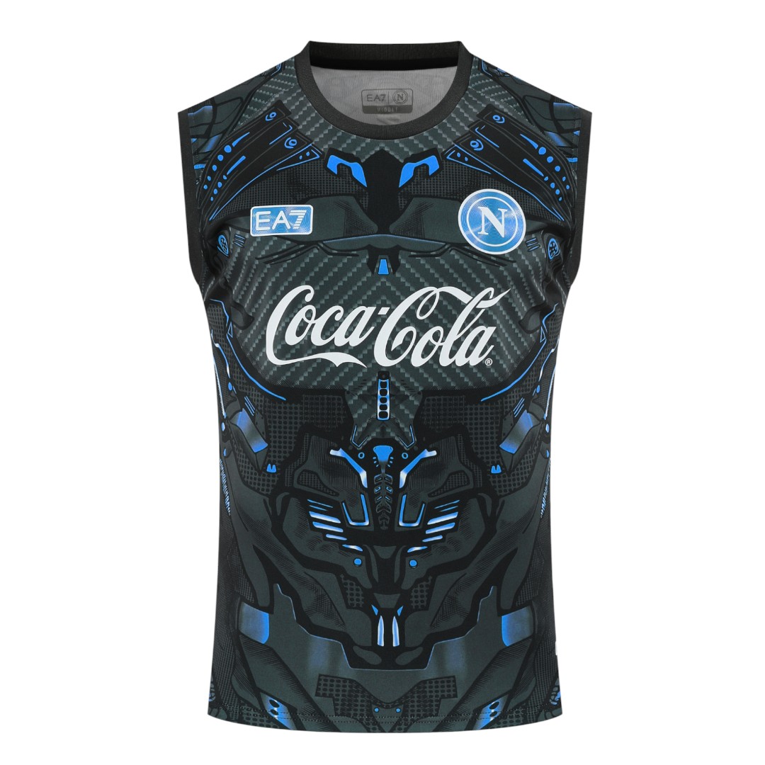SSC Napoli 25/26 Men's Black Training Tank Top