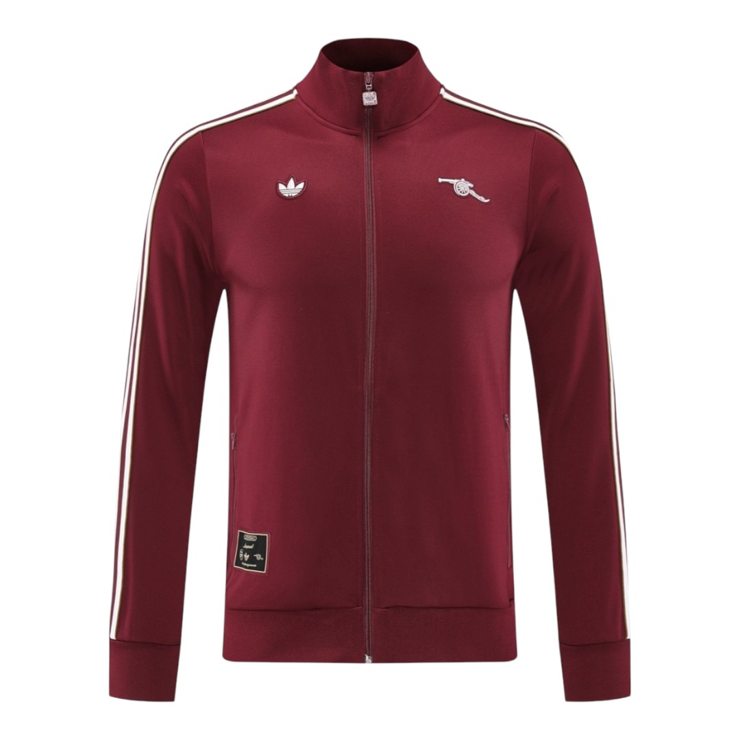 Arsenal 25/26 Men's Maroon Long Zip Jacket