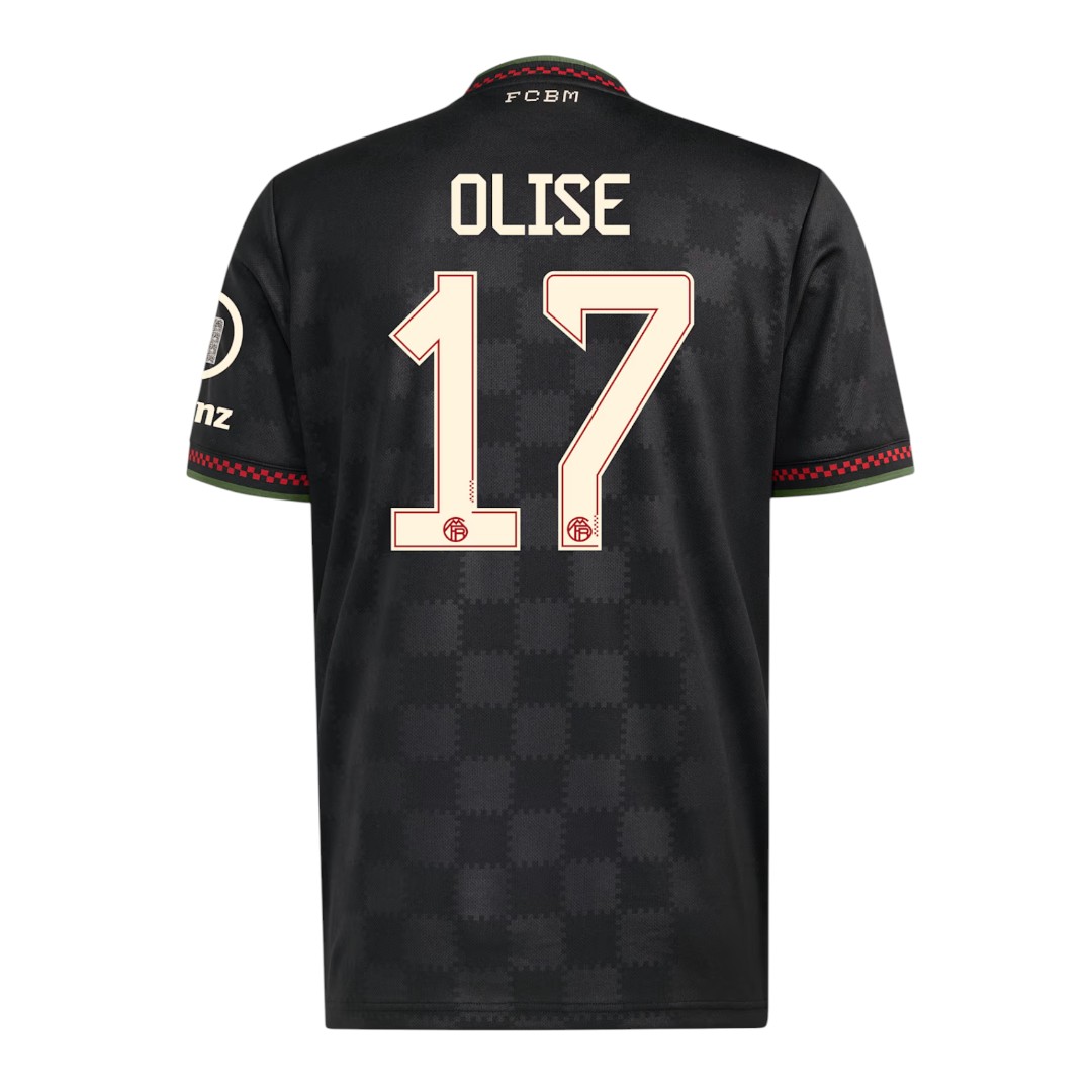 OLISE #17 Bayern Munich 25/26 Stadium Men's Third Shirt