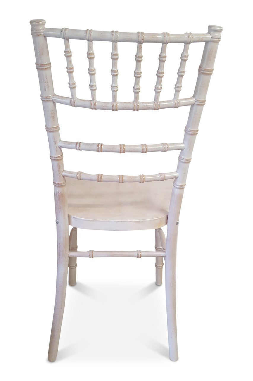 Chiavari White Curved