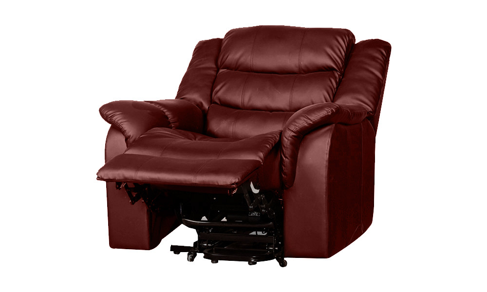 Bonded Leather Electric Riser Recliner with Massage and Heat