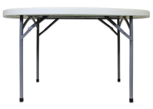5ft Folding Plastic Tables. Support bars going from legs up to table top for added stability 5ft Folding Plastic Tables. Support bars going from legs up to table top for added stability