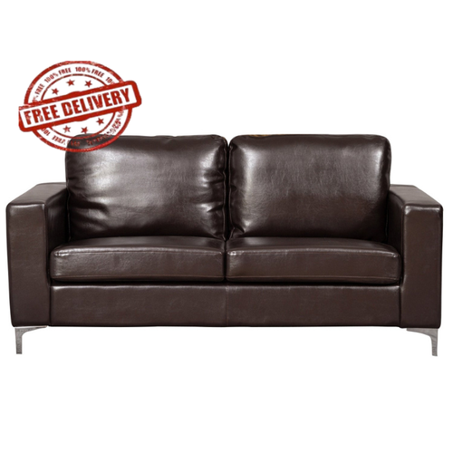 Contemporary 3 Seater Leather Sofa