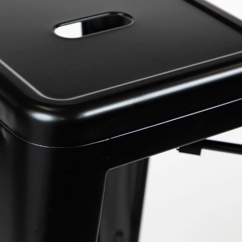 Tolix Style Bar Height Stool (Zoomed)