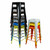 Tolix Style Bar Height Stool (Stacked)