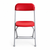 Folding Plastic Chairs - Red