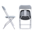 Folding Plastic Chairs - Grey
