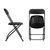 Folding Plastic Chairs - Black