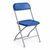 Folding Plastic Chairs - Blue
