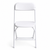 Folding Plastic Chairs - White