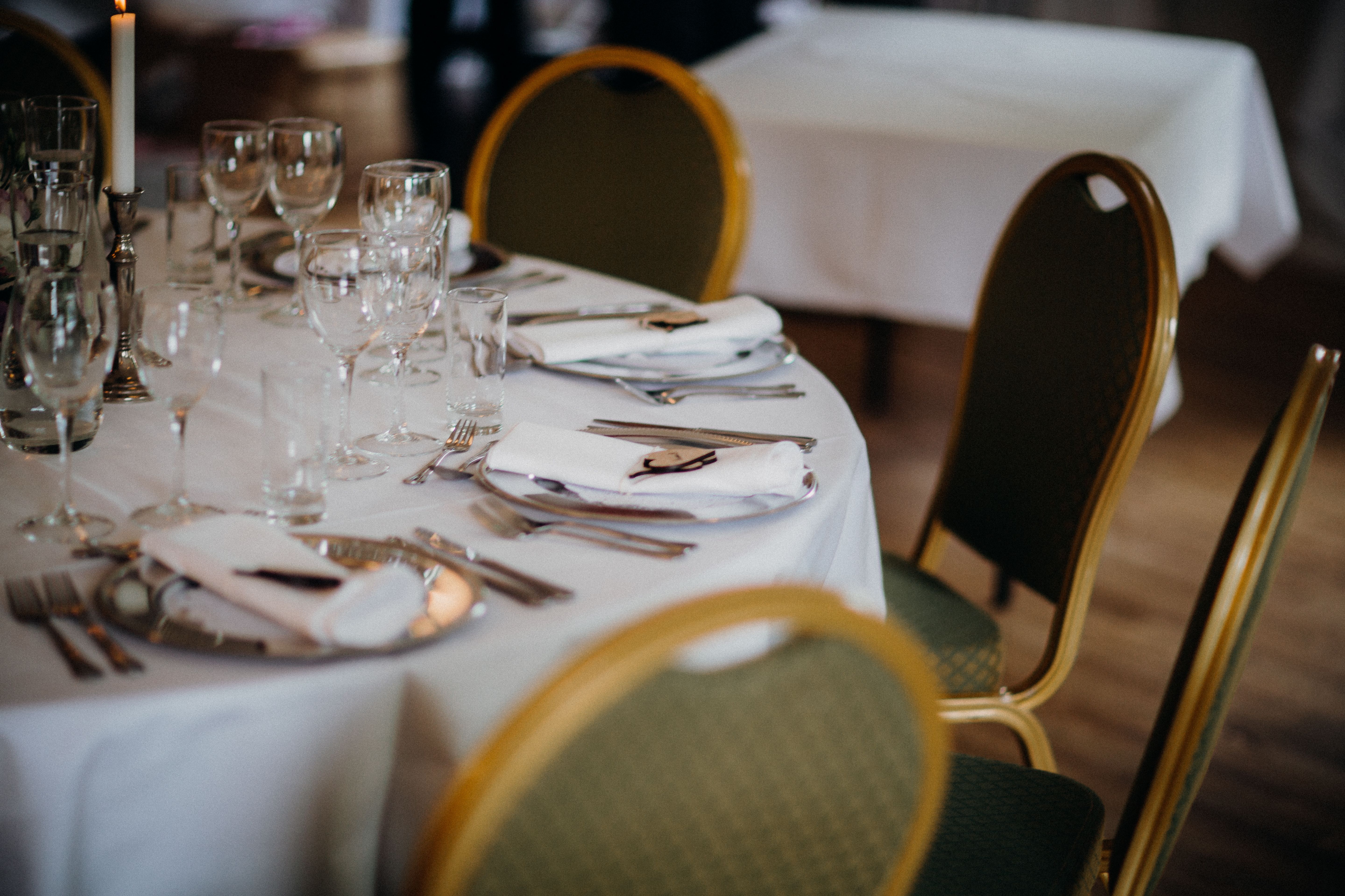Banqueting chairs