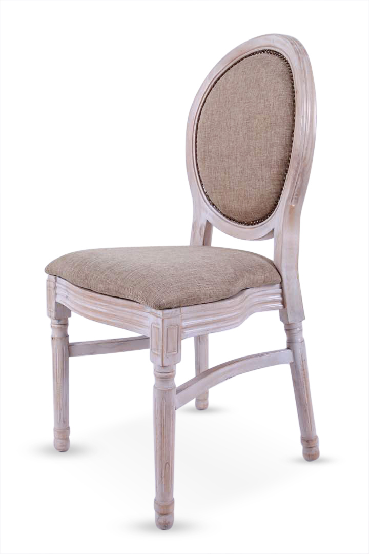 Louis Chair with Upholstered Seat