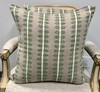 Alva Hand Block Print Pillow Cover – Schumacher Linen Accent Pillow | 20x20 Designer Throw Pillow