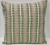 Alva Hand Block Print Pillow Cover – Schumacher Linen Accent Pillow | 20x20 Designer Throw Pillow