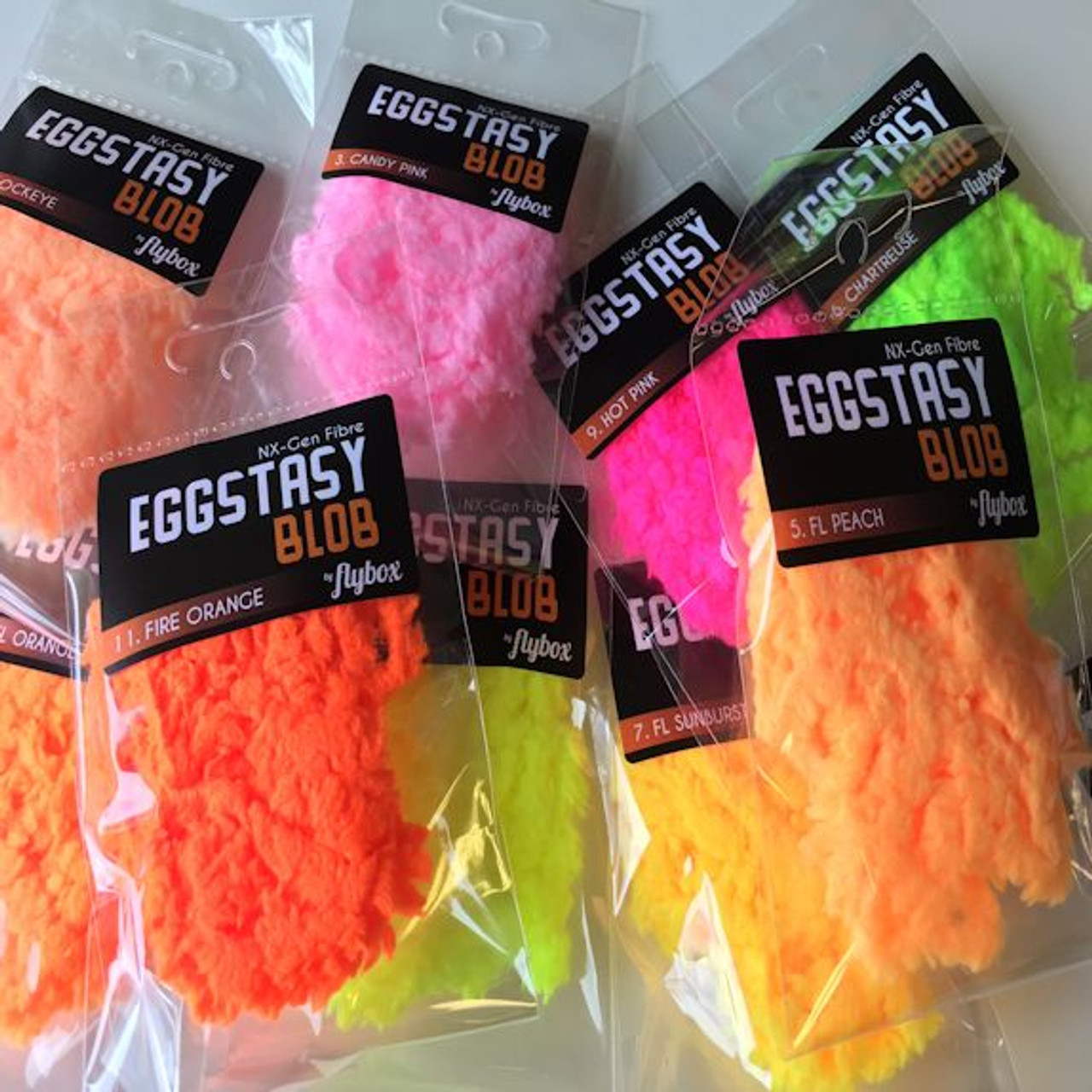 3 x CANDY PINK EGGSTASY BLOBS size 10