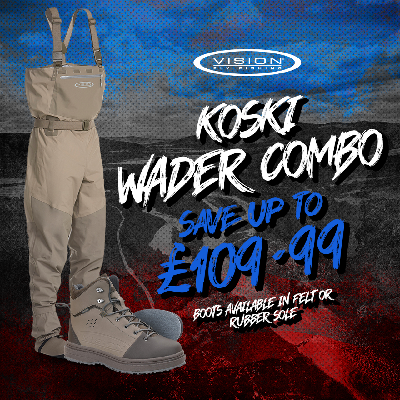 Vision Koski Chest Waders - Mid Antrim Angling Centre