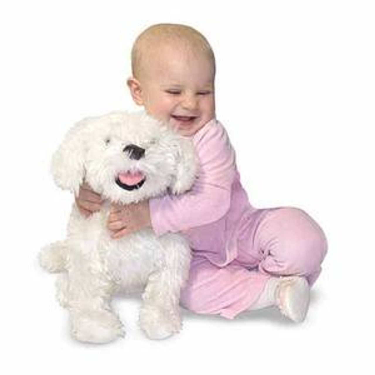 Large bichon frise stuffed animal hotsell