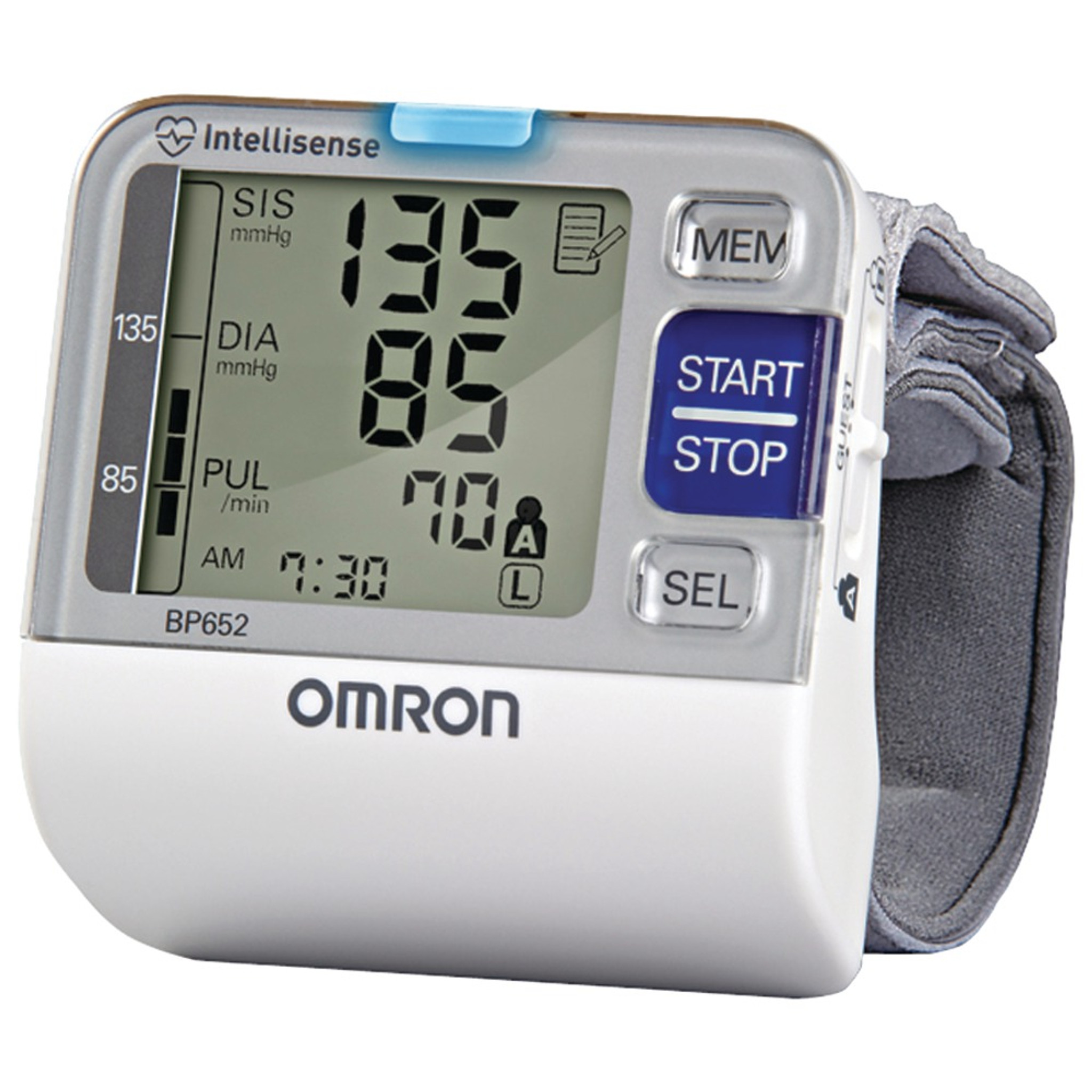 OMRON BP652 7 Series Wrist Blood Pressure Monitor - Plum Select