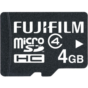 4GB MicroSDHC Class 4 Memory Card