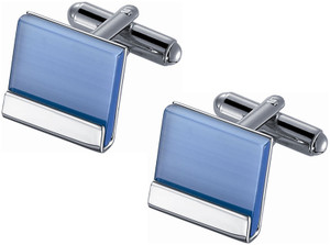 Light Blue Catseye Cufflinks