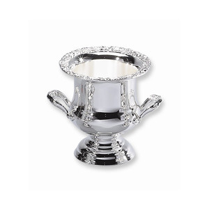 Silver-plated Antiqued Wine Cooler - Engravable Personalized Gift Item Silver-plated Antiqued Wine Cooler - Engravable Personalized Gift Item