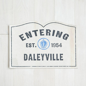 Personalized Town Welcome Doormat