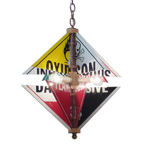 Hazard Sign Chandelier Hazard Sign Chandelier
