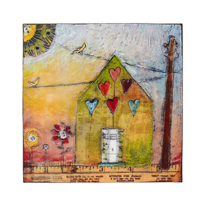 House Ruled By Love Art Block