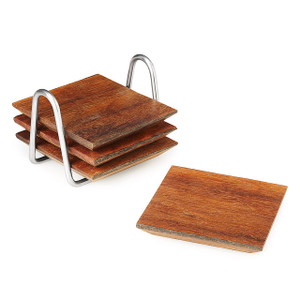 Coney Island Reclaimed Wood Coasters - Set Of 4